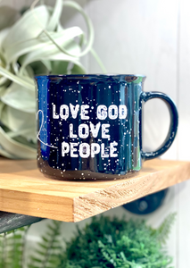 Love God Love People Mug