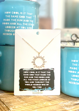 Load image into Gallery viewer, How Cool Is God Necklace - Sun
