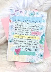 Greeting Card - Worth It