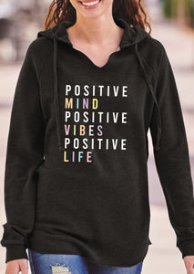 Positive Vibes - Black Hoodie