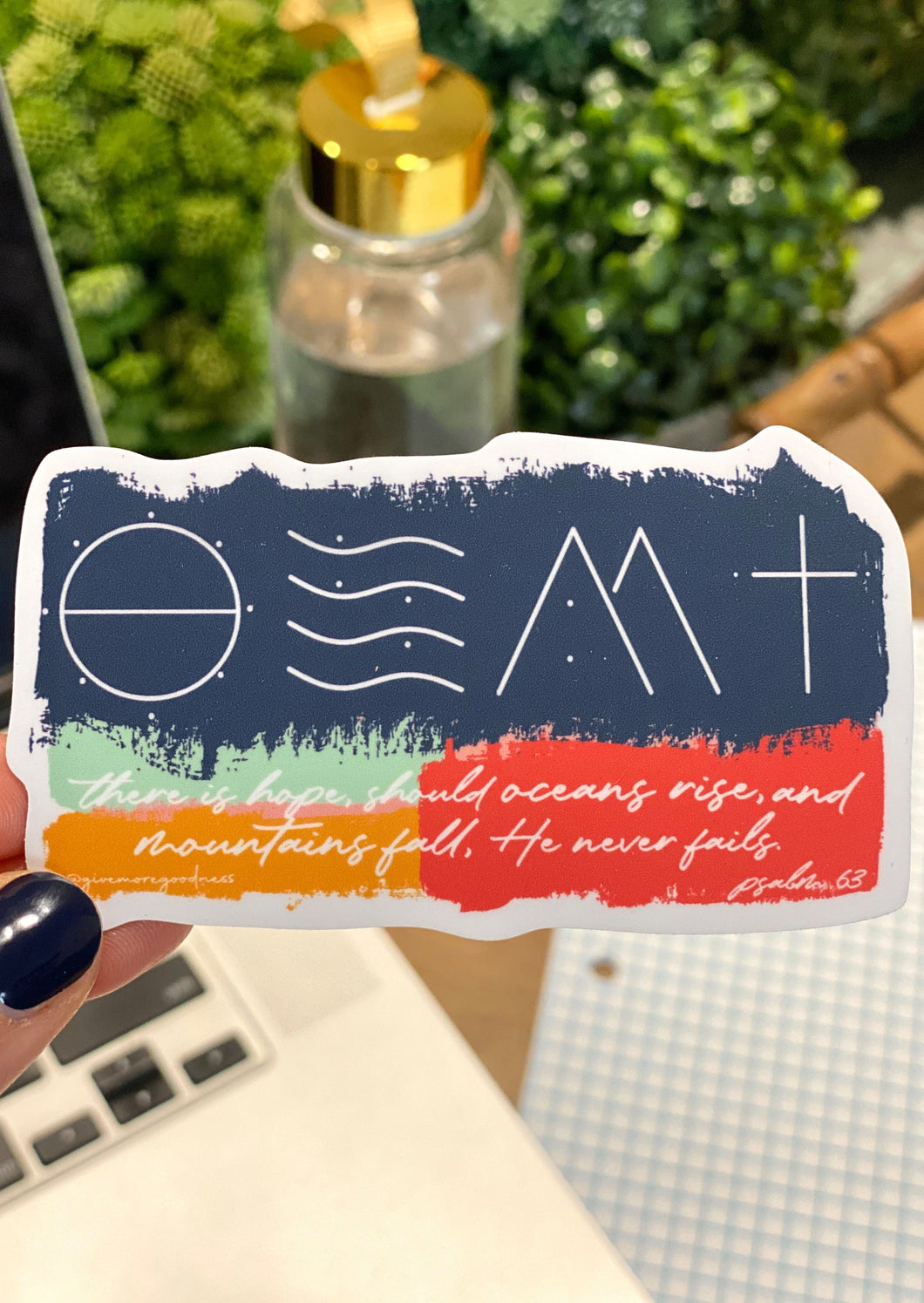 Psalm 63 Sticker